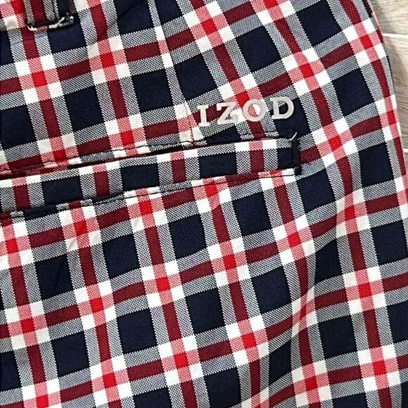 Izod Peformx Plaid Check Golf Pants 32x32 - Picture 10 of 12